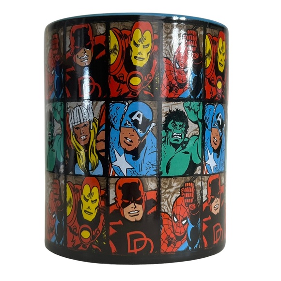 Marvel Avengers Coffee Mug Captain America Iron Man Thor Hulk Ceramic Tea Cup - Picture 7 of 9